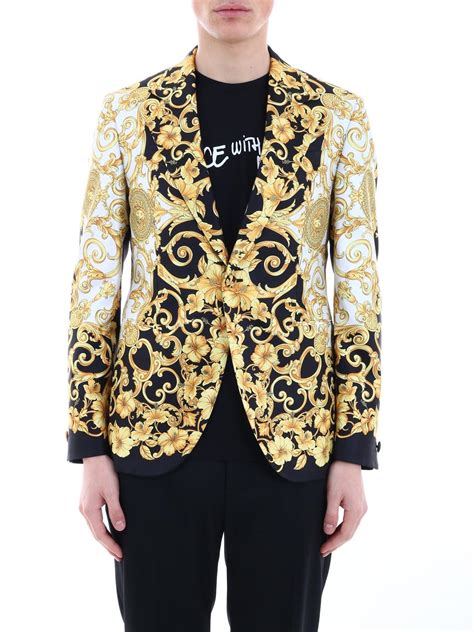 versace men's blazer suit.